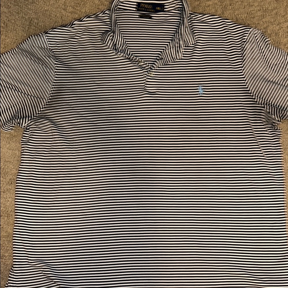 Men's Striped Polo Shirt